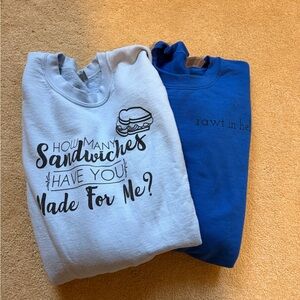 Bravo tv crewneck sweatshirt bundle